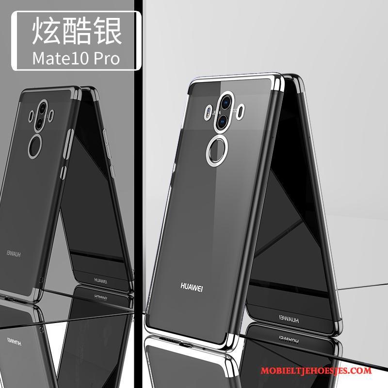 Huawei Mate 10 Pro Hoesje Siliconen Goud All Inclusive Telefoon Zacht Dun