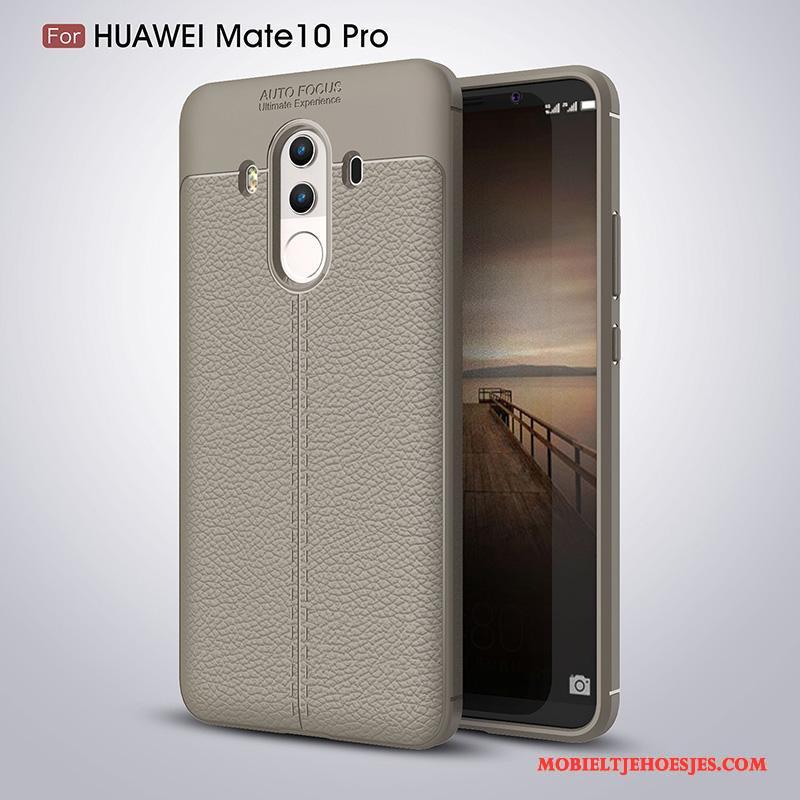 Huawei Mate 10 Pro Hoesje Siliconen Persoonlijk Grijs Scheppend Zacht Anti-fall All Inclusive