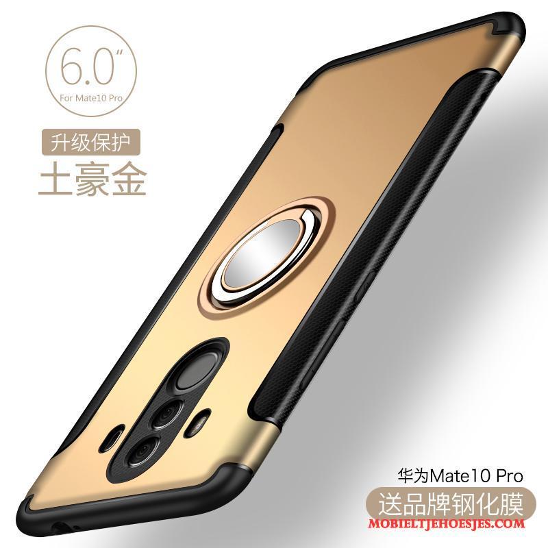 Huawei Mate 10 Pro Hoesje Siliconen Telefoon Persoonlijk Goud Anti-fall