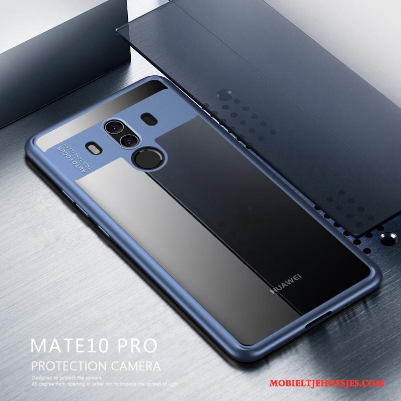 Huawei Mate 10 Pro Hoesje Telefoon Anti-fall All Inclusive Blauw Siliconen Persoonlijk Bescherming