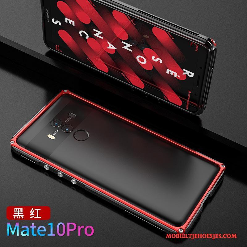 Huawei Mate 10 Pro Omlijsting Trendy Merk Hoesje Telefoon Metaal Persoonlijk Goud Scheppend