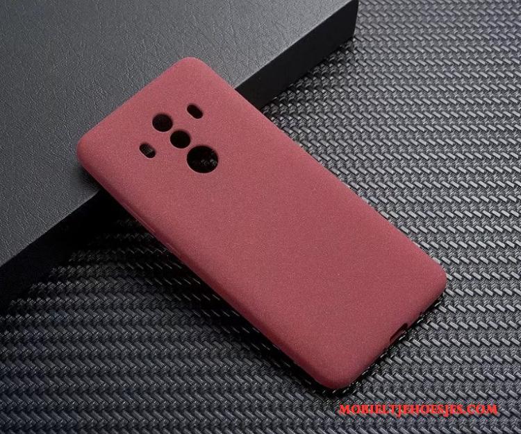 Huawei Mate 10 Pro Scheppend Anti-fall Schrobben Zacht Eenvoudige Siliconen Hoesje Telefoon