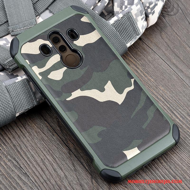 Huawei Mate 10 Pro Siliconen Groen Bescherming Anti-fall Camouflage Hoesje All Inclusive