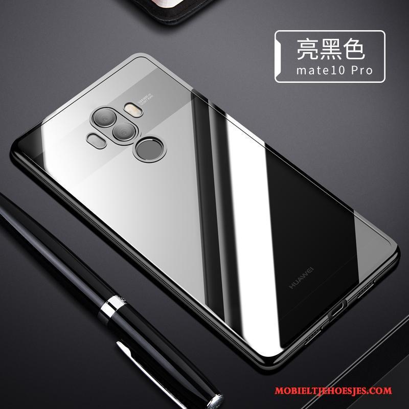 Huawei Mate 10 Pro Trend Siliconen Zacht Goud Hoesje Dun Telefoon