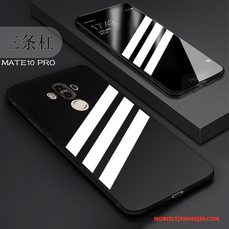Huawei Mate 10 Pro Zacht Anti-fall Siliconen Zwart Hoesje Telefoon Bescherming All Inclusive