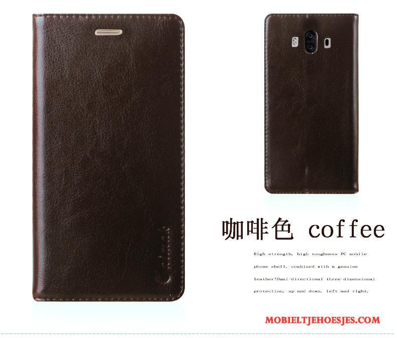 Huawei Mate 10 Purper Hoesje Telefoon Bescherming Leren Etui Zacht All Inclusive Siliconen