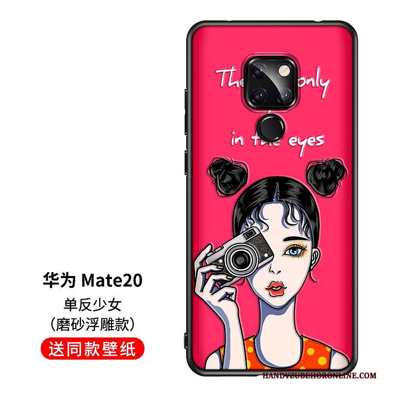 Huawei Mate 20 Bescherming Hoesje Telefoon Siliconen All Inclusive Anti-fall Net Red Trendy Merk