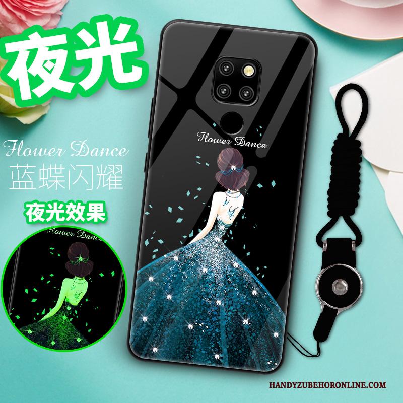 Huawei Mate 20 Hoesje Net Red Dun Glas Super Bescherming Scheppend Trendy Merk