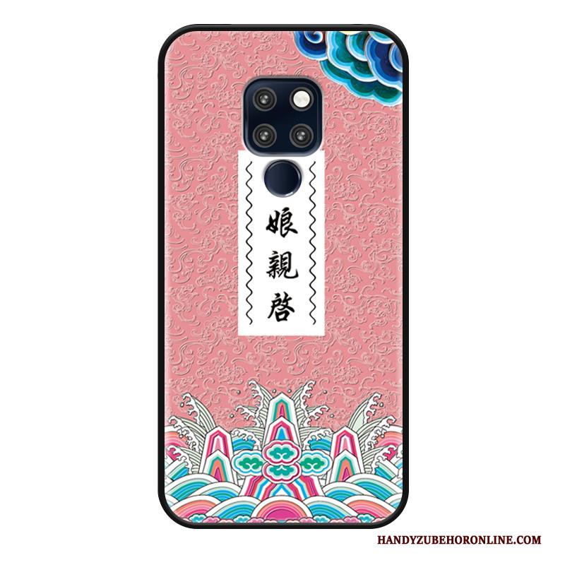 Huawei Mate 20 Hoesje Persoonlijk Chinese Stijl Anti-fall Trend Bescherming Hoes Grappig