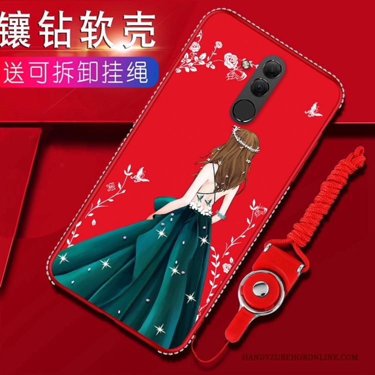 Huawei Mate 20 Lite Anti-fall Hoesje Telefoon Scheppend Zwart Persoonlijk