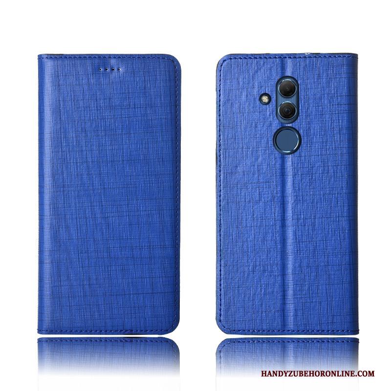 Huawei Mate 20 Lite Echt Leer Nieuw Siliconen Leren Etui Hoesje Bescherming Anti-fall