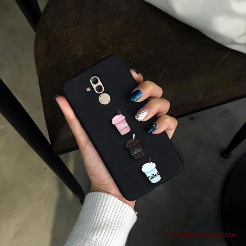 Huawei Mate 20 Lite Hoesje Telefoon Zacht Trendy Merk Roze Bescherming Anti-fall Scheppend