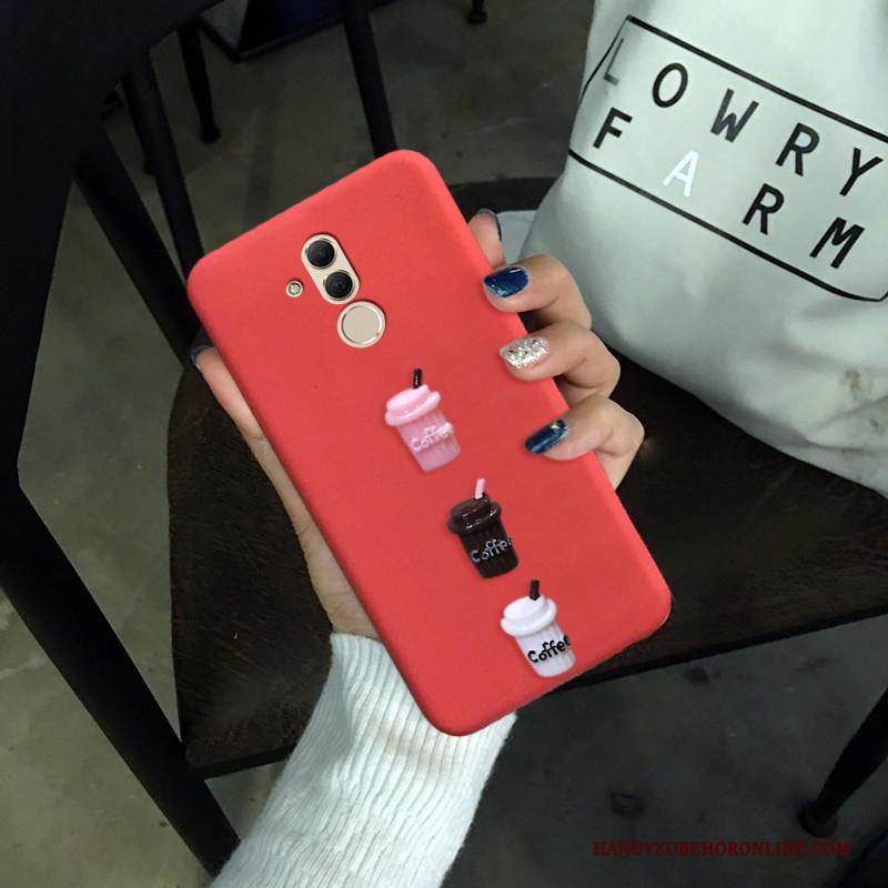 Huawei Mate 20 Lite Hoesje Telefoon Zacht Trendy Merk Roze Bescherming Anti-fall Scheppend