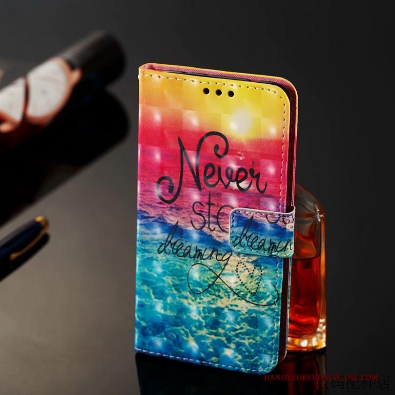 Huawei Mate 20 Lite Mobiele Telefoon Folio Kaart Leren Etui All Inclusive Hoesje Bescherming