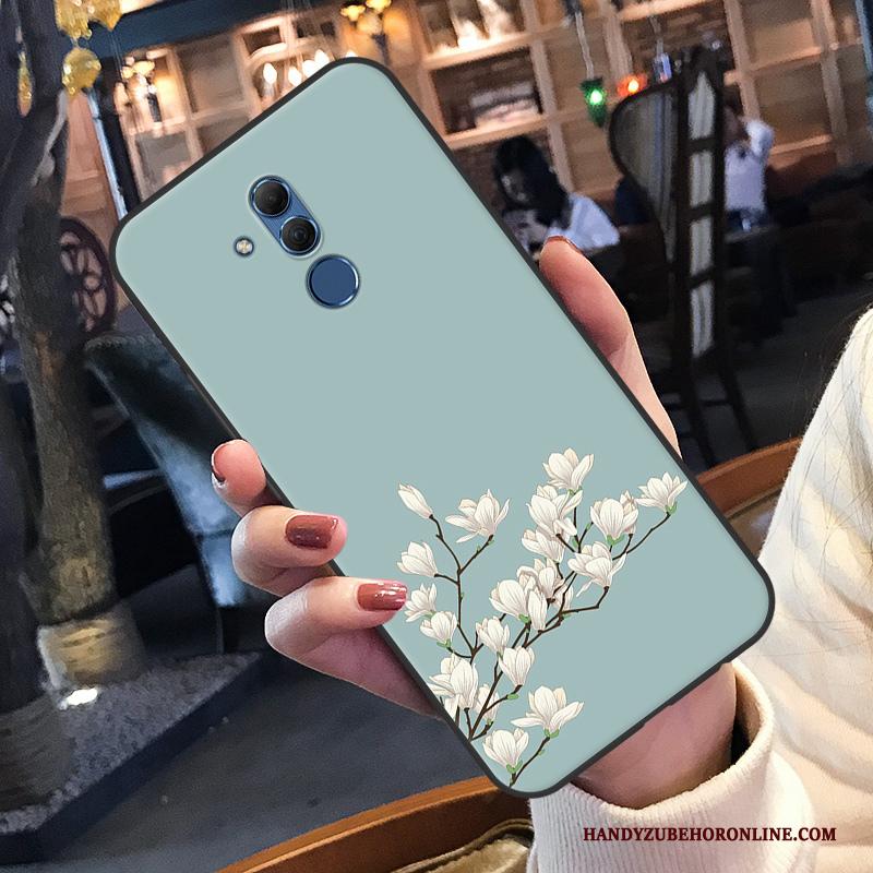 Huawei Mate 20 Lite Trendy Merk Persoonlijk Hoes Hoesje Telefoon Anti-fall Zacht Wit