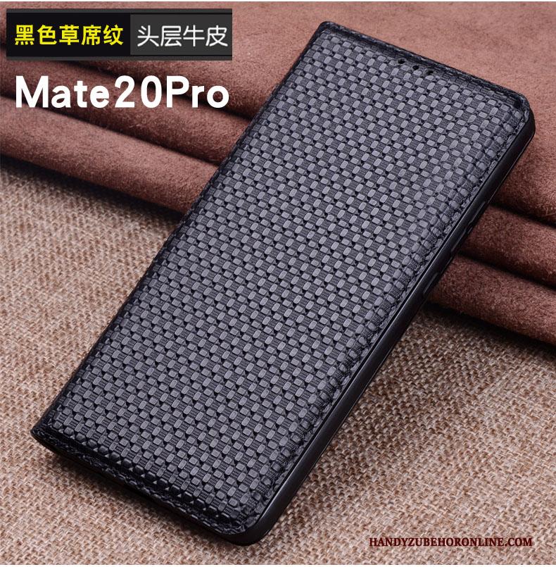 Huawei Mate 20 Pro Hoes Hoesje Bescherming Leren Etui Mobiele Telefoon