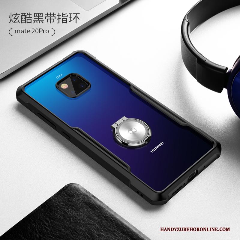 Huawei Mate 20 Pro Hoesje Blauw Schrobben Scheppend Persoonlijk Mode Bescherming Lovers