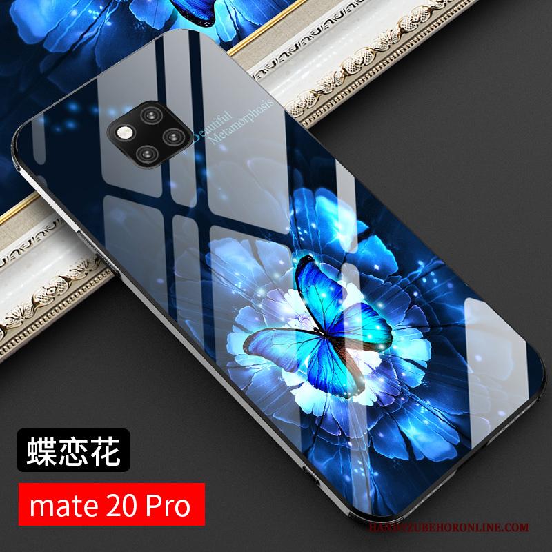 Huawei Mate 20 Pro Hoesje Glas Chinese Stijl Persoonlijk Hoes High End Anti-fall Trendy Merk