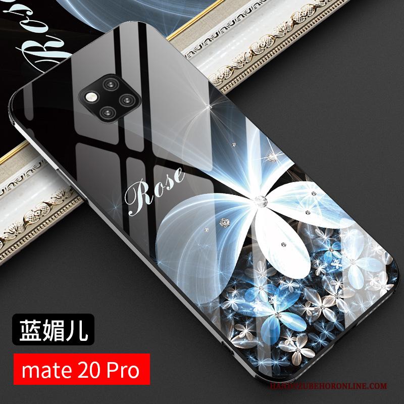 Huawei Mate 20 Pro Hoesje Glas Chinese Stijl Persoonlijk Hoes High End Anti-fall Trendy Merk