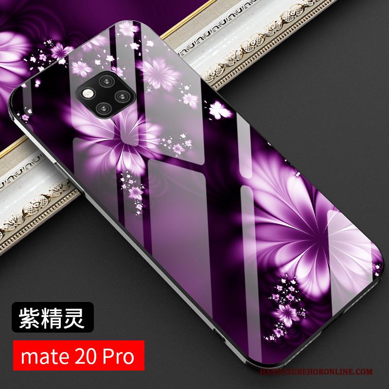 Huawei Mate 20 Pro Hoesje Glas Chinese Stijl Persoonlijk Hoes High End Anti-fall Trendy Merk