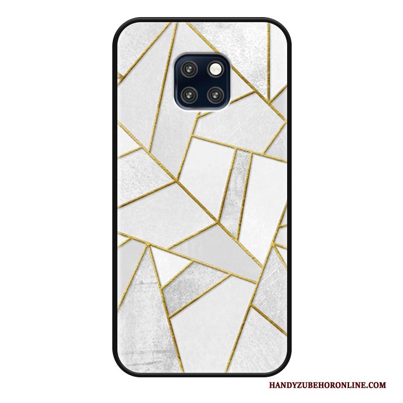 Huawei Mate 20 Rs Hoesje Mode Driedimensionaal Kleur Groen Hoes Scheppend Eenvoudige