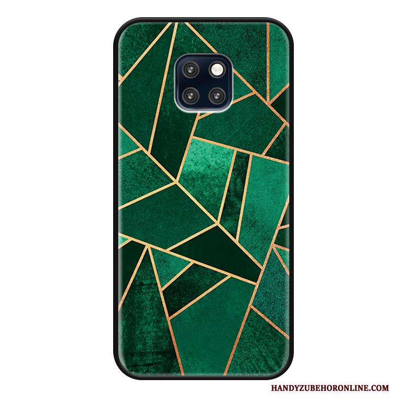 Huawei Mate 20 Rs Hoesje Mode Driedimensionaal Kleur Groen Hoes Scheppend Eenvoudige