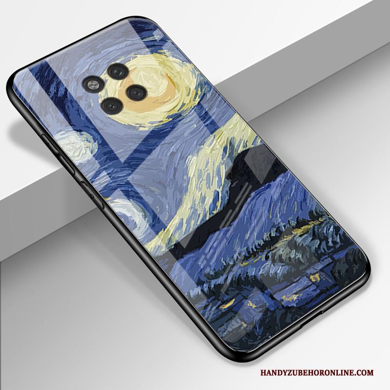 Huawei Mate 20 Rs Schrobben Hoes Hoesje Telefoon Bescherming Rood All Inclusive Glas