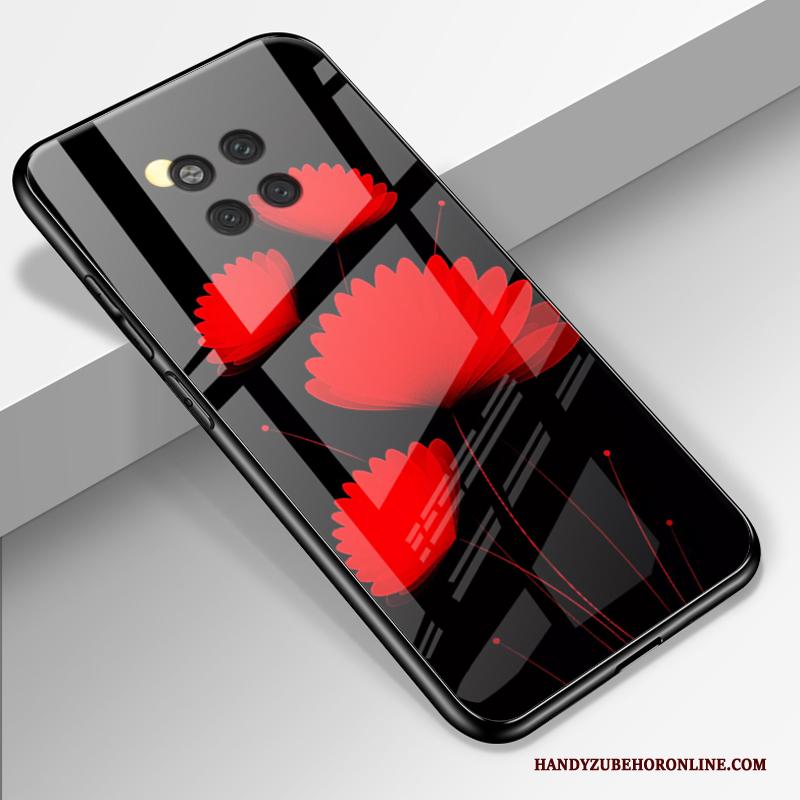 Huawei Mate 20 Rs Schrobben Hoes Hoesje Telefoon Bescherming Rood All Inclusive Glas