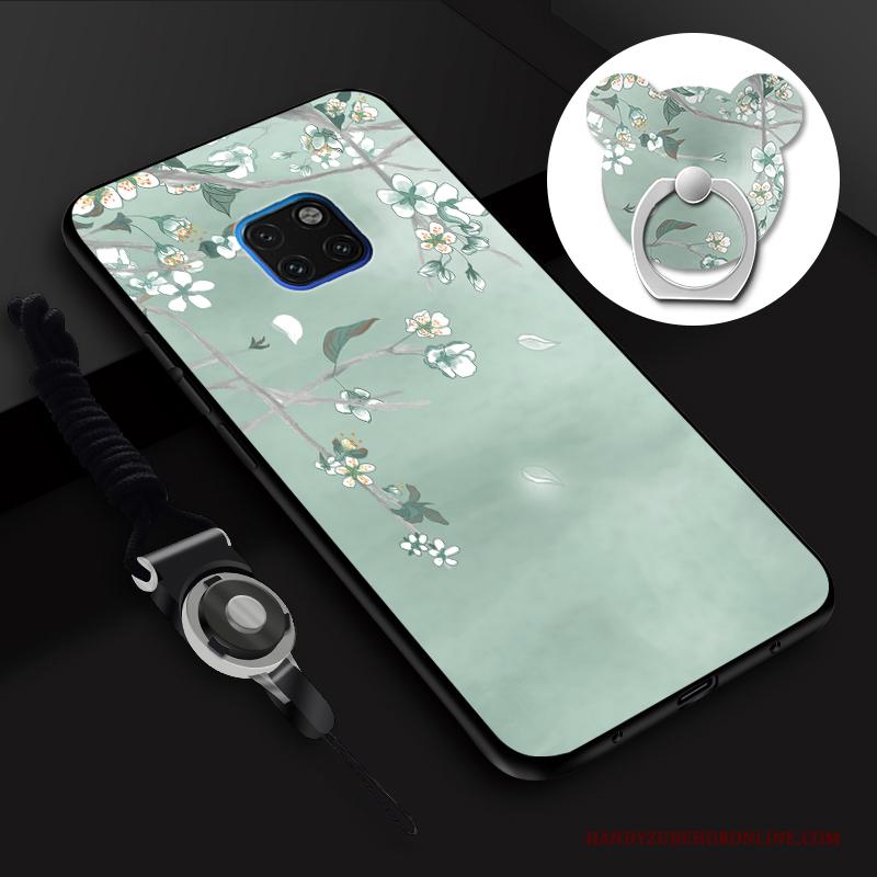 Huawei Mate 20 Rs Siliconen Hoes Blauw Hanger Zacht Hoesje Telefoon All Inclusive