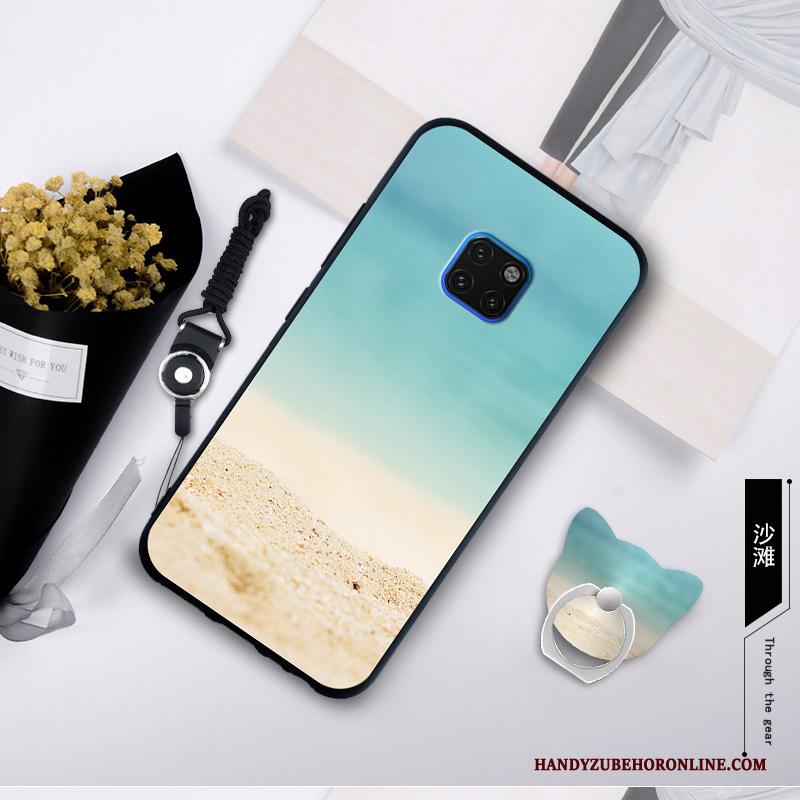 Huawei Mate 20 Rs Trend Wit Anti-fall Hoesje Zacht Telefoon Bescherming