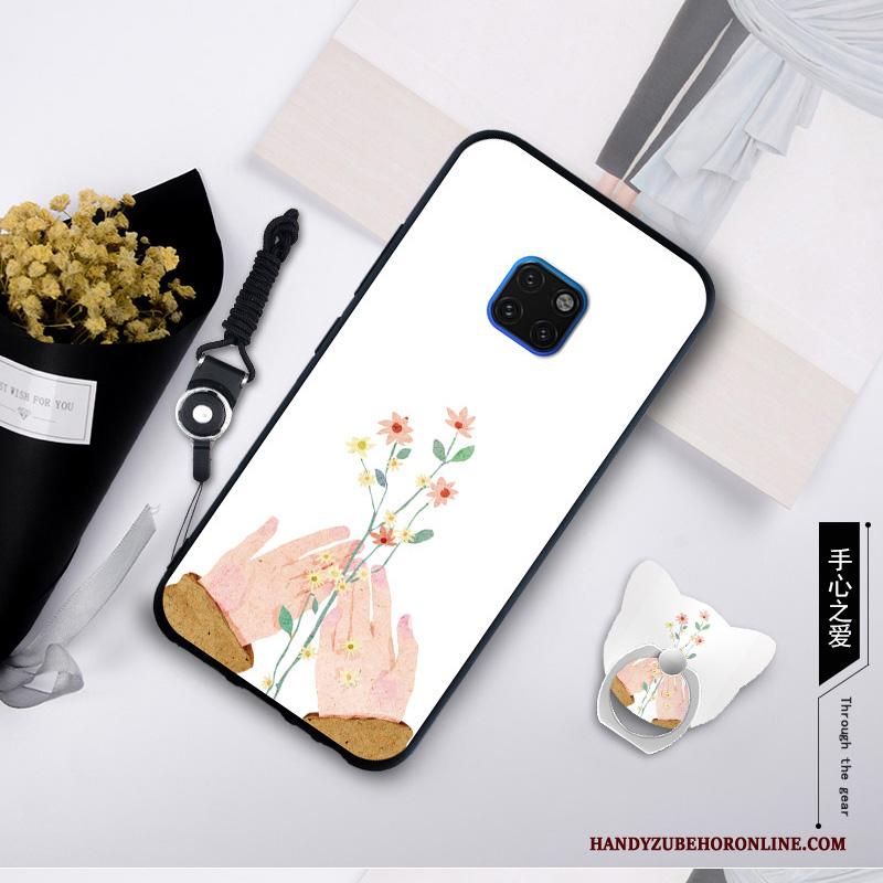 Huawei Mate 20 Rs Trend Wit Anti-fall Hoesje Zacht Telefoon Bescherming