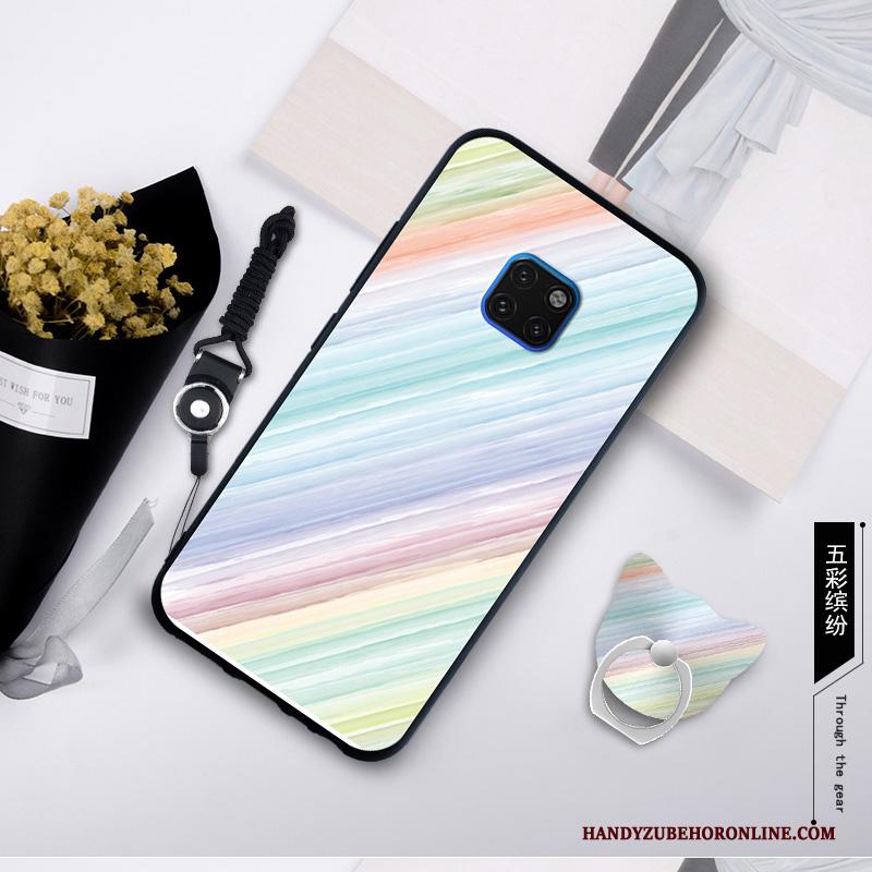 Huawei Mate 20 Rs Trend Wit Anti-fall Hoesje Zacht Telefoon Bescherming