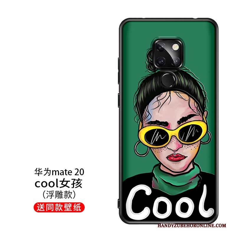 Huawei Mate 20 Spotprent Bescherming Original Handbeschilderde Mooie Hoesje Telefoon Grappig