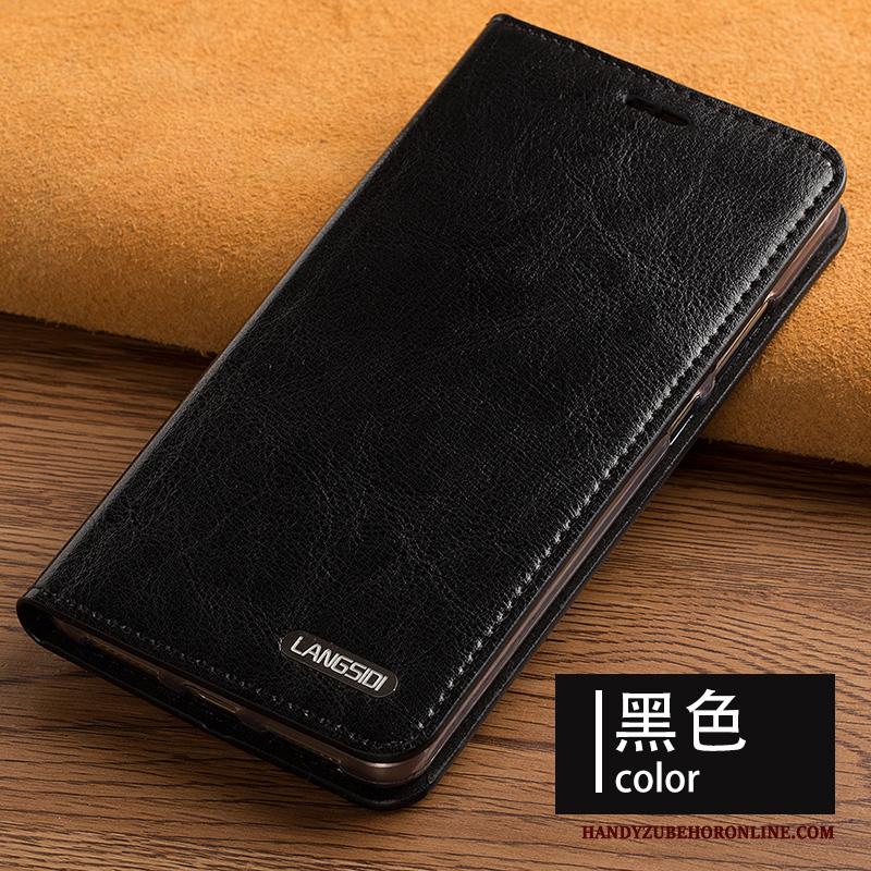 Huawei Mate 30 All Inclusive Anti-fall Hoesje Telefoon Leren Etui Clamshell Rood Ondersteuning