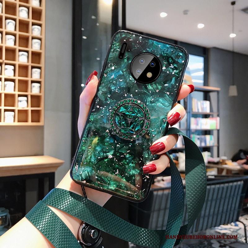 Huawei Mate 30 Bescherming Scheppend Hoesje Skärmskydd Zilver Tempereren All Inclusive