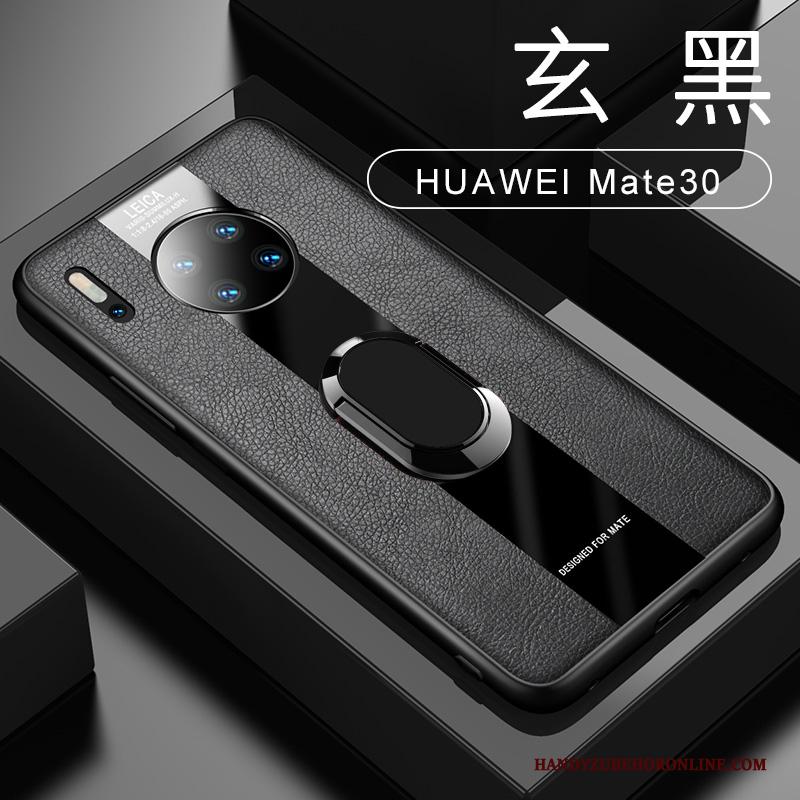 Huawei Mate 30 Dun Nieuw Anti-fall All Inclusive Leren Etui Hoesje Telefoon Auto