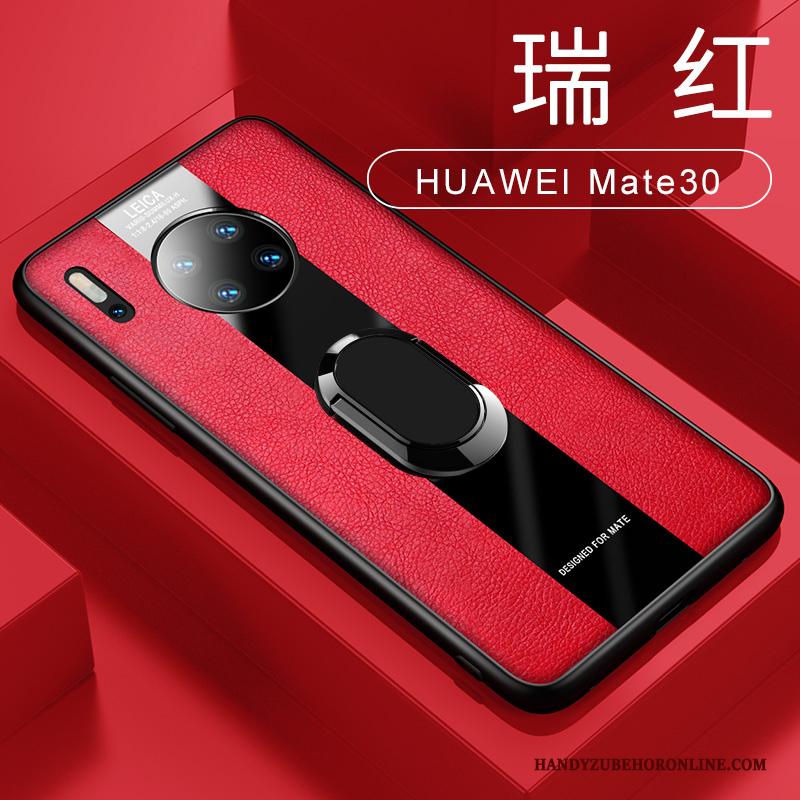 Huawei Mate 30 Dun Nieuw Anti-fall All Inclusive Leren Etui Hoesje Telefoon Auto