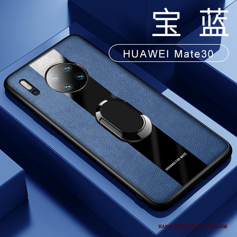 Huawei Mate 30 Dun Nieuw Anti-fall All Inclusive Leren Etui Hoesje Telefoon Auto