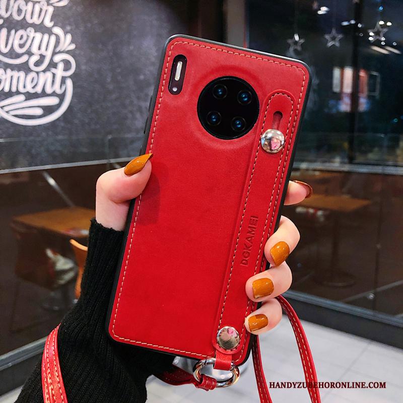 Huawei Mate 30 Hoesje Hoes Bescherming Mobiele Telefoon Rood Lovers Hanger Kwaliteit