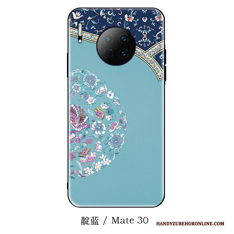 Huawei Mate 30 Hoesje Nieuw Net Red Hoes Chinese Stijl Siliconen Schrobben Hanger