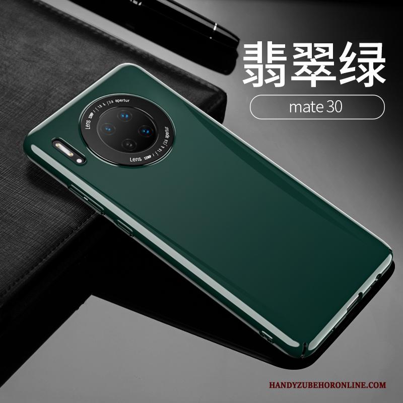 Huawei Mate 30 Hoesje Trendy Merk High End Spiegel Purper Bescherming Glas Persoonlijk