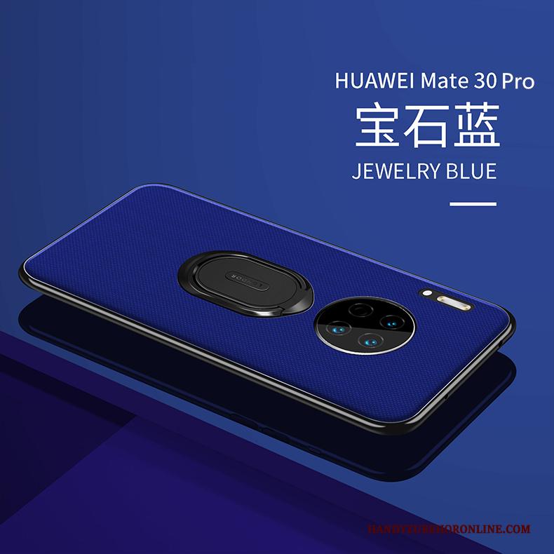 Huawei Mate 30 Pro Anti-fall Auto Magnetisch Zwart Ondersteuning Hoesje Telefoon Scheppend