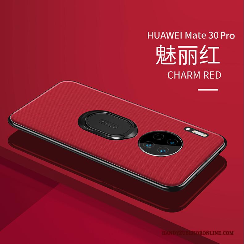 Huawei Mate 30 Pro Anti-fall Auto Magnetisch Zwart Ondersteuning Hoesje Telefoon Scheppend