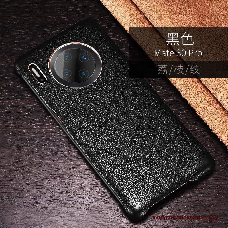 Huawei Mate 30 Pro Echt Leer Persoonlijk Dun Hoesje Telefoon Leren Etui Bescherming Nieuw