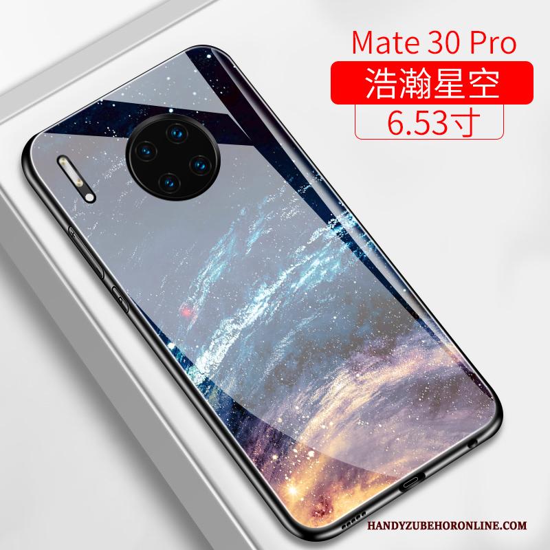 Huawei Mate 30 Pro Hoesje All Inclusive Glas Hoes Spiegel Anti-fall Groen Net Red