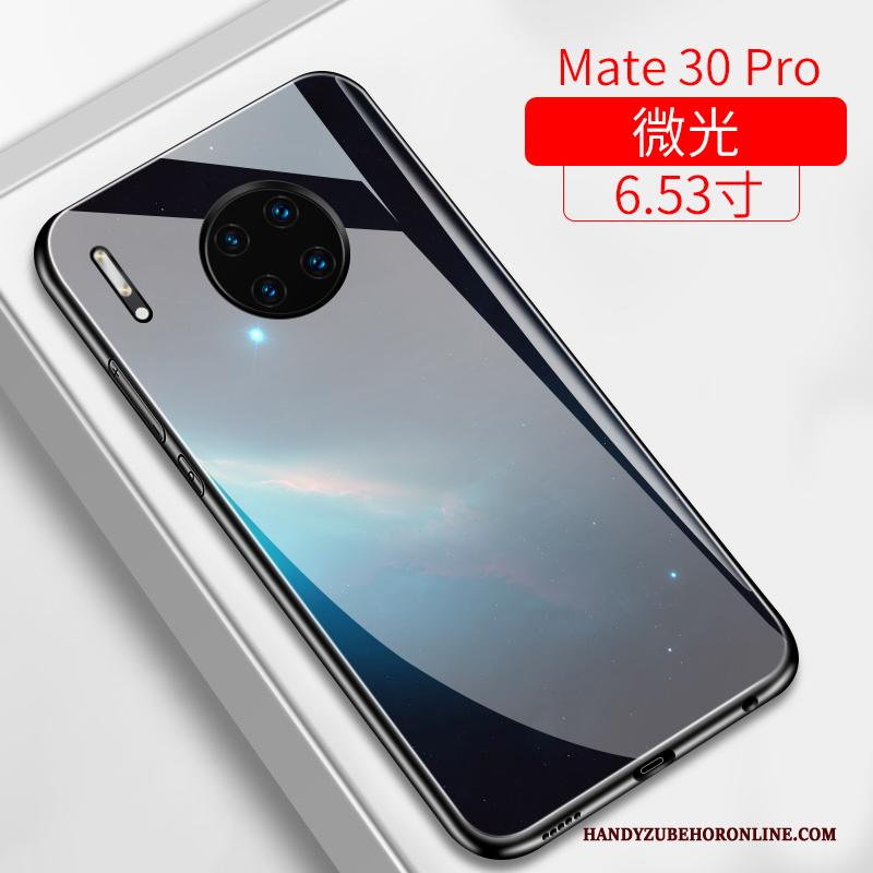 Huawei Mate 30 Pro Hoesje All Inclusive Glas Hoes Spiegel Anti-fall Groen Net Red