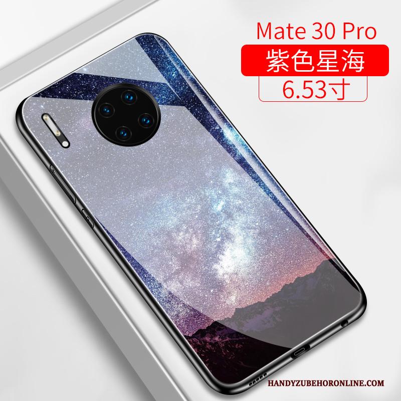 Huawei Mate 30 Pro Hoesje All Inclusive Glas Hoes Spiegel Anti-fall Groen Net Red