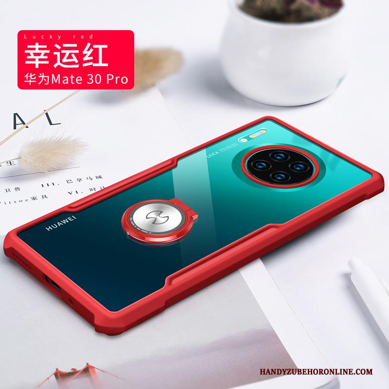 Huawei Mate 30 Pro Hoesje High End Bescherming Anti-fall Rood Gasbag Siliconen Zacht