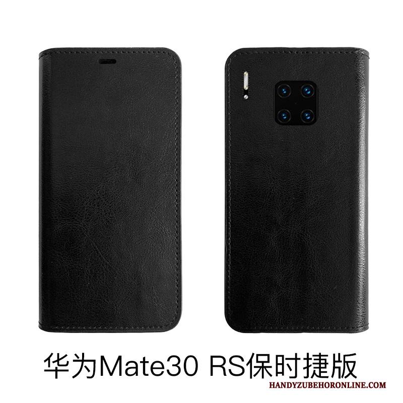 Huawei Mate 30 Rs Leren Etui Hoesje Telefoon Echt Leer All Inclusive Bescherming Koe Folio