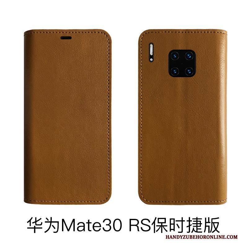 Huawei Mate 30 Rs Leren Etui Hoesje Telefoon Echt Leer All Inclusive Bescherming Koe Folio